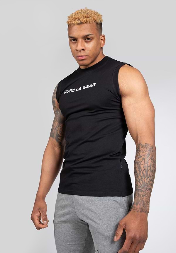 Gorilla Wear Sorrento Sleeveless T-Shirt - Black