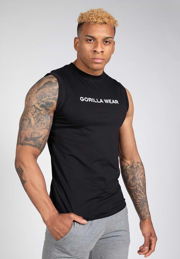 gorilla wear Sorrento Sleeveless T-Shirt - Black