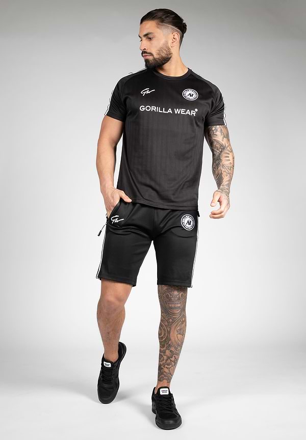 Gorilla Wear Stratford Track Shorts - Black