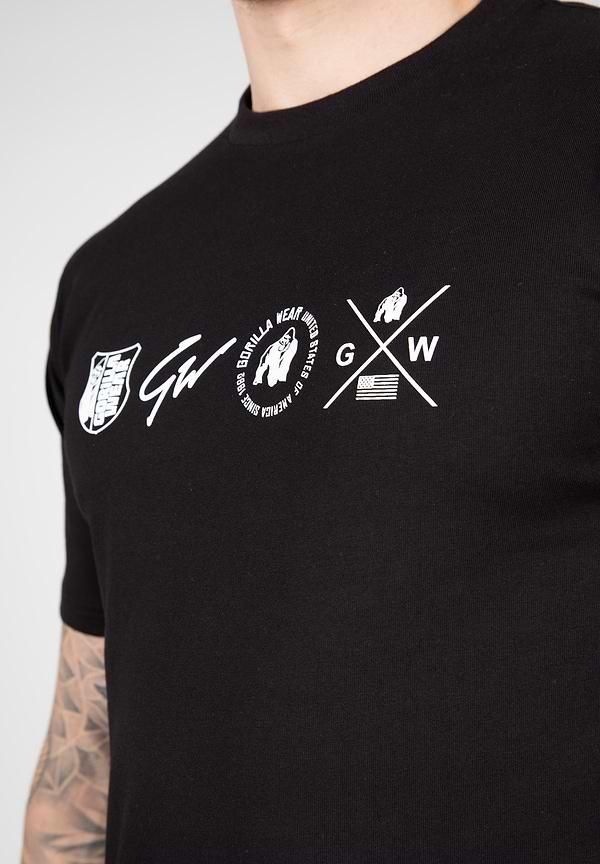 Gorilla Wear Swanton T- Shirt - Black