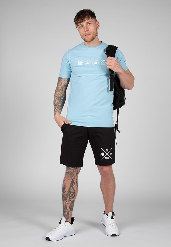 Gorilla Wear Swanton T- Shirt - Blue