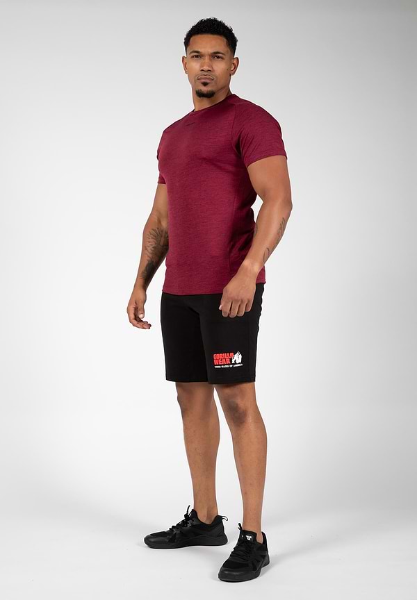 Gorilla Wear Taos T-shirt - Burgundy Red