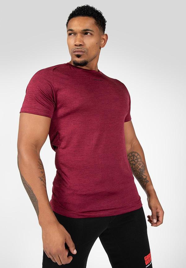 Gorilla Wear Taos T-shirt - Burgundy Red