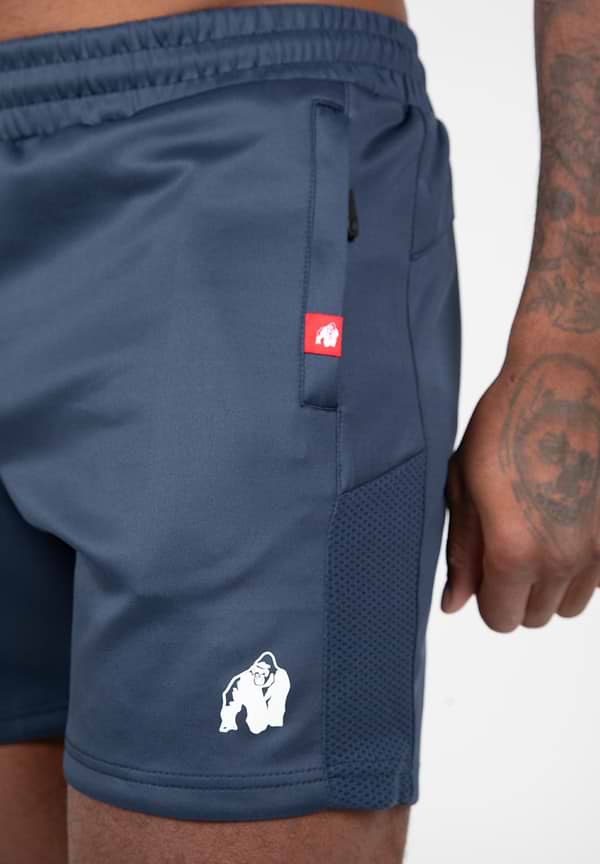 Gorilla Wear Tennessee Track Shorts-Navy