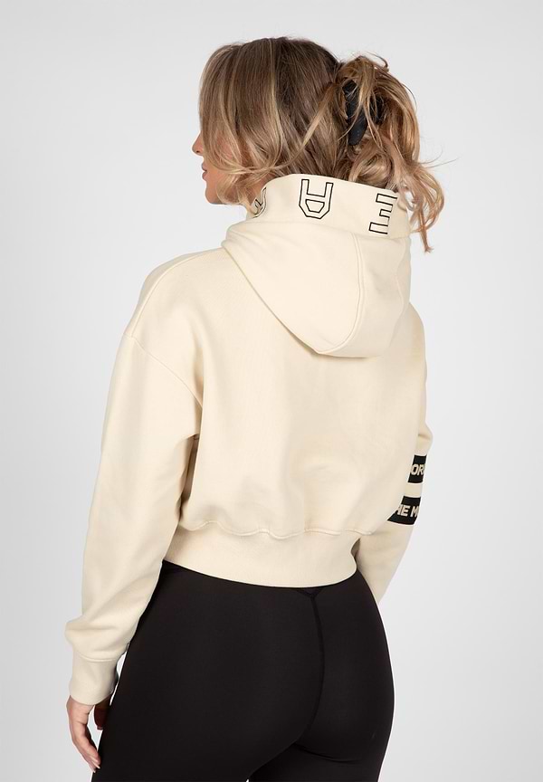 Gorilla Wear Tracey Cropped Hoodie - Beige