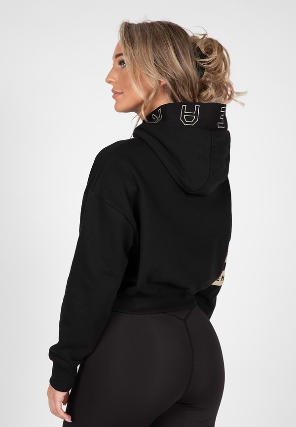 Gorilla Wear Tracey Cropped Hoodie - Black