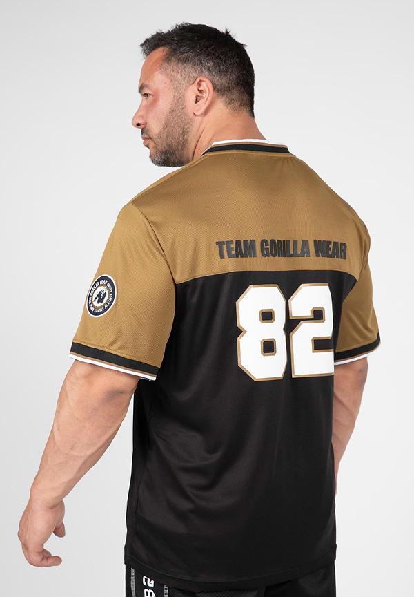 Gorilla Wear Trenton Football Jersey - Black/Gold
