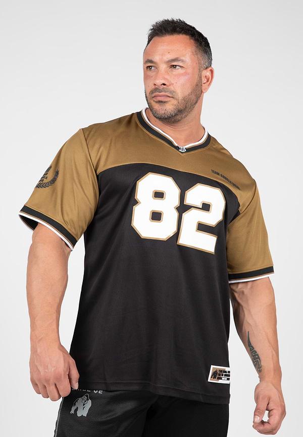 gorilla wear Trenton Football Jersey - Black/Gold