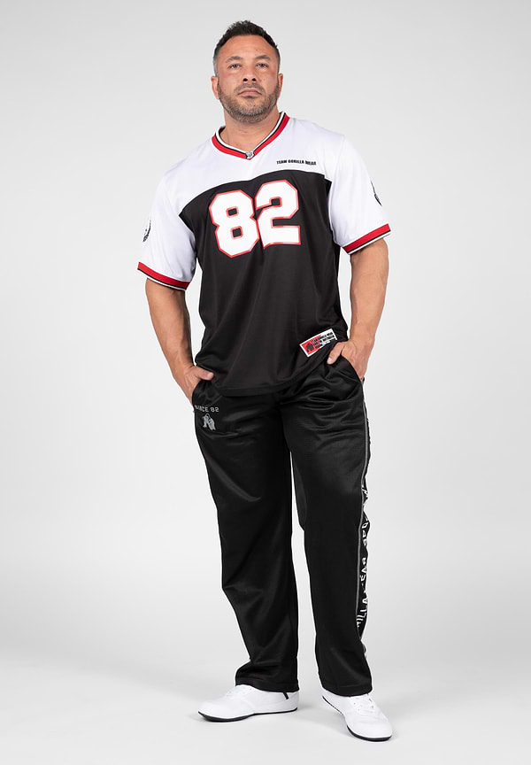 Gorilla Wear Trenton Football Jersey - Black/White