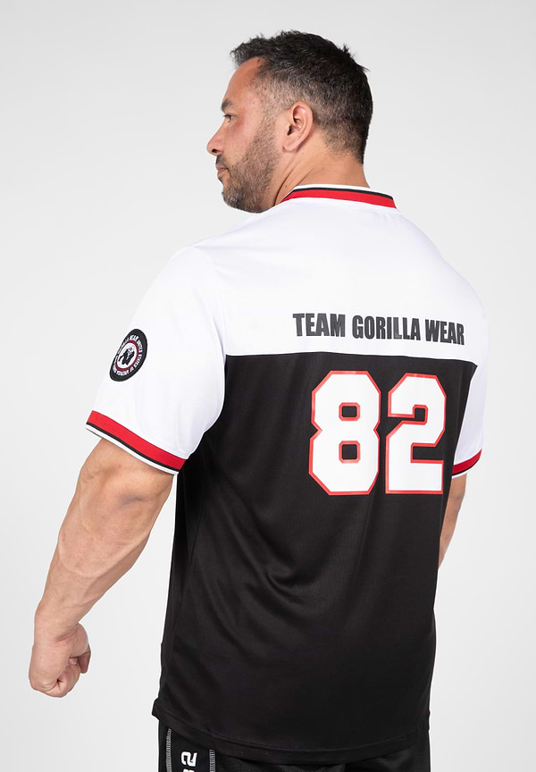 Gorilla Wear Trenton Football Jersey - Black/White