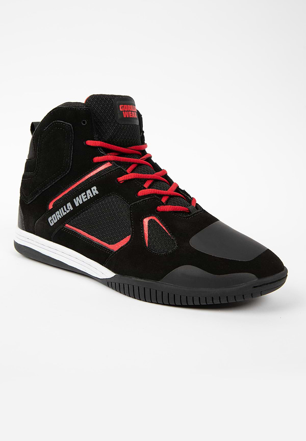 Gorilla Wear Troy High Tops - Black/Red