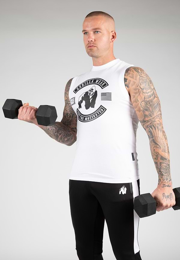 Gorilla Wear Tulsa Tank Top - White