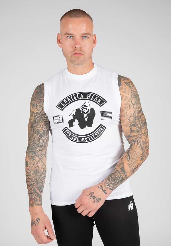 gorilla wear Tulsa Tank Top - White