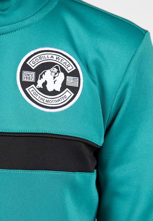 Gorilla Wear Vernon Kids Track Jacket - Teal Green
