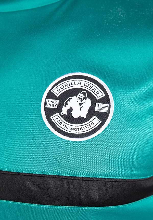 Gorilla Wear Vernon T-shirt - Black - Teal Green