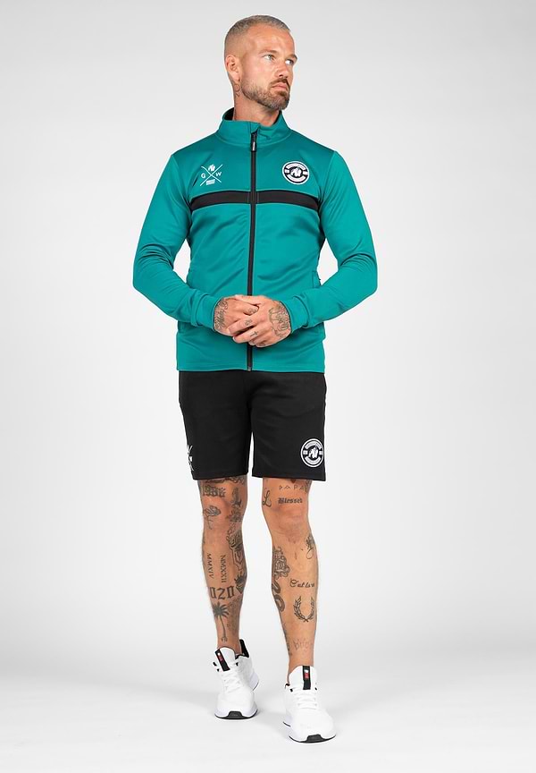 Gorilla Wear Vernon Track Jacket - Teal Green