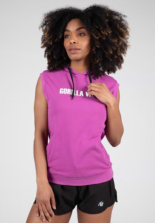 gorilla wear Virginia Sleeveless Hoodie - Pink