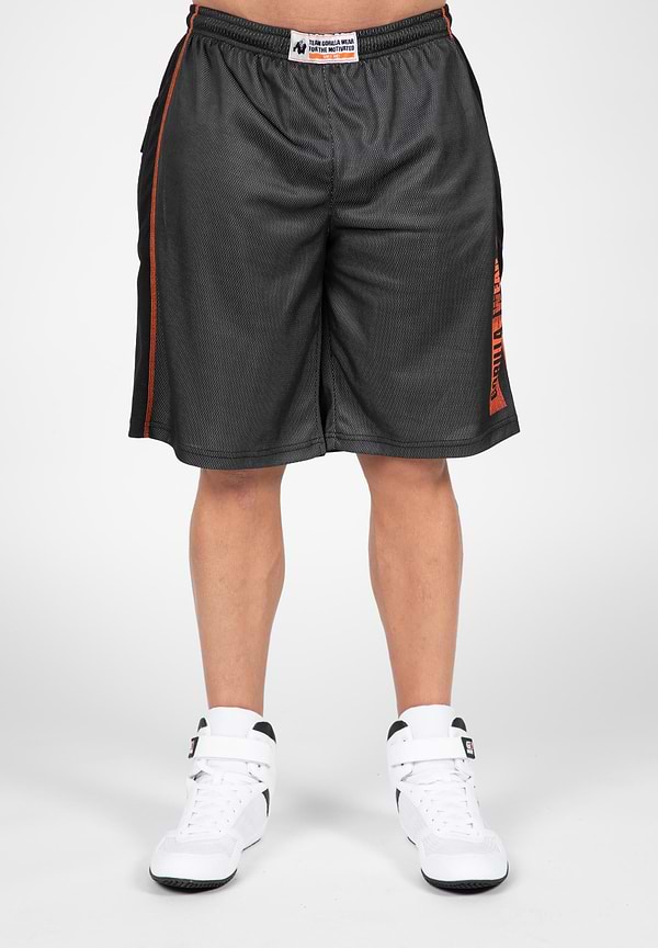 Gorilla Wear Wallace Mesh Shorts - Gray/Orange