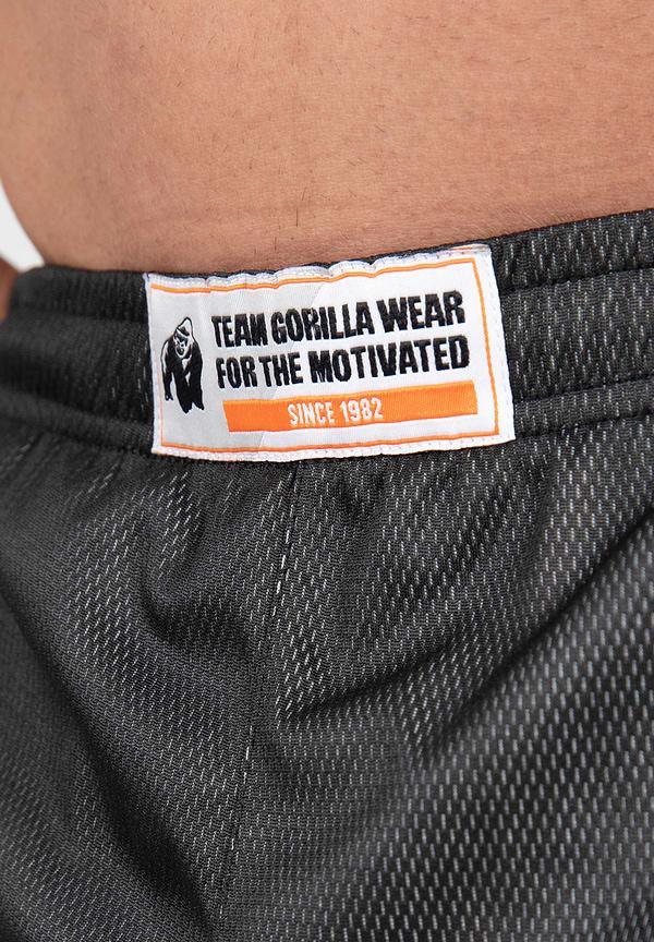 Gorilla Wear Wallace Mesh Shorts - Gray/Orange