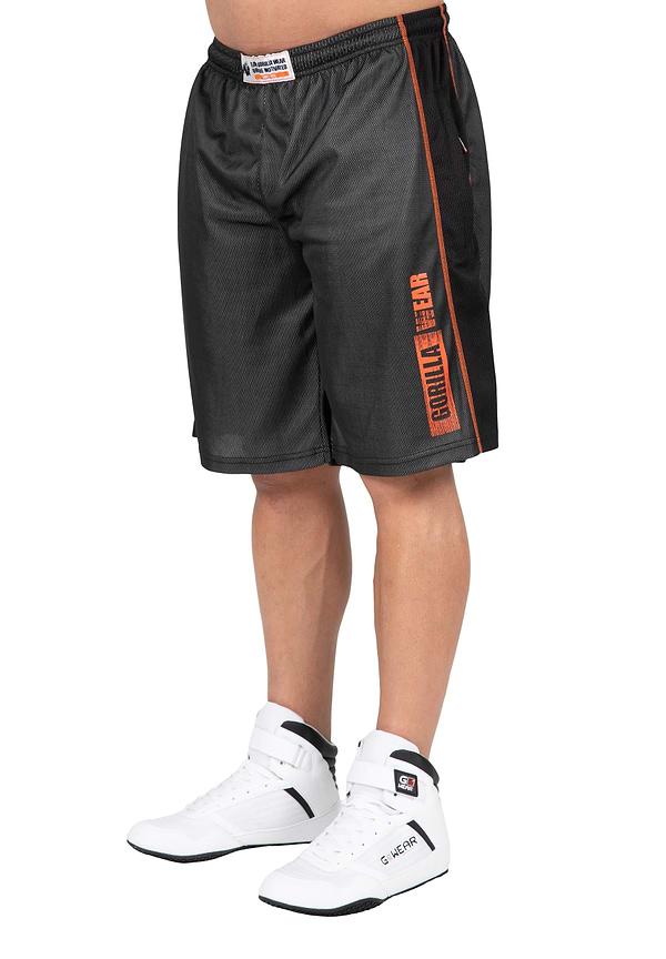 gorilla wear Wallace Mesh Shorts - Gray/Orange