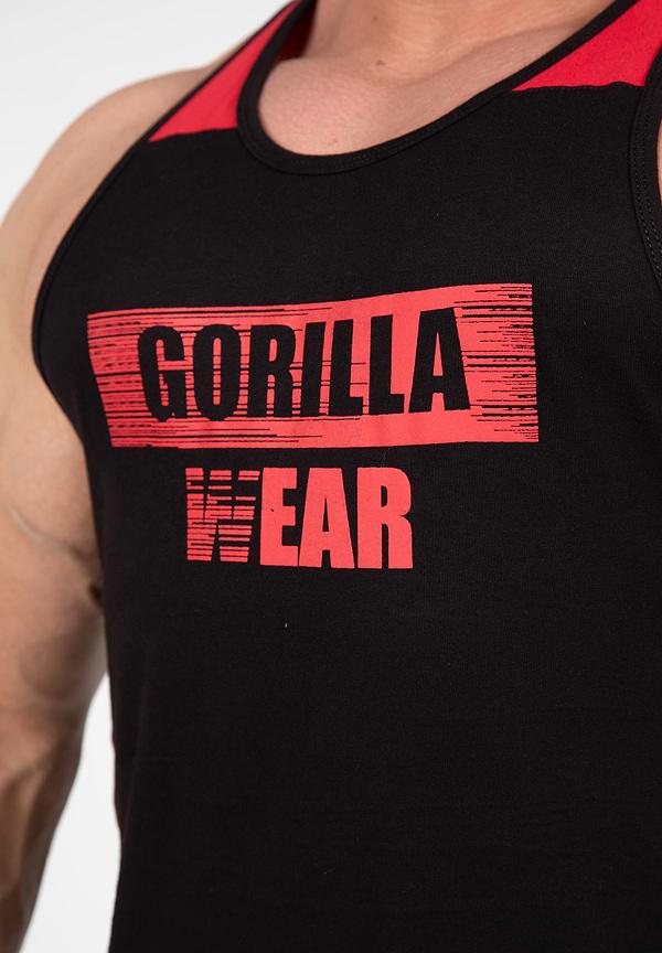 Gorilla Wear Wallace Tank Top - Black/Red