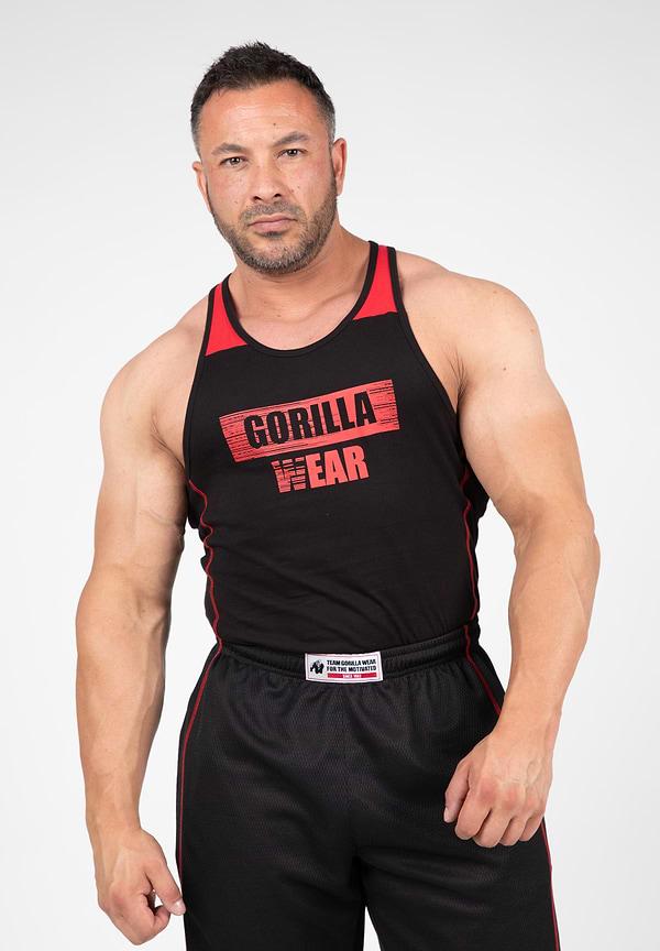 gorilla wear Wallace Tank Top - Black/Red