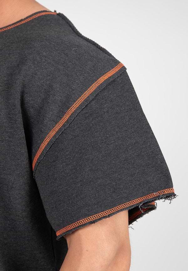 Gorilla Wear Wallace Workout Top -Gray/Orange