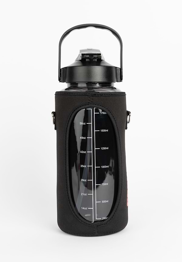 gorilla wear Water Bottle With Sleeve 2L - Black