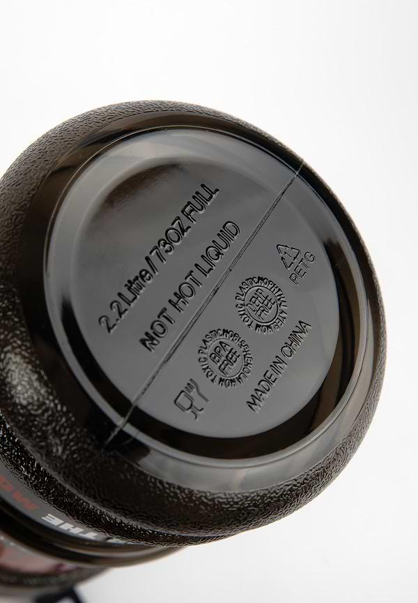 Gorilla Wear Water Jug 74.2 Oz - Transparent