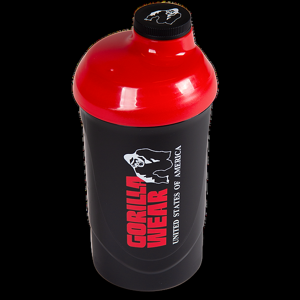 Gorilla Wear Gorilla Wear Wave Shaker 20.3 Oz - Black/Red