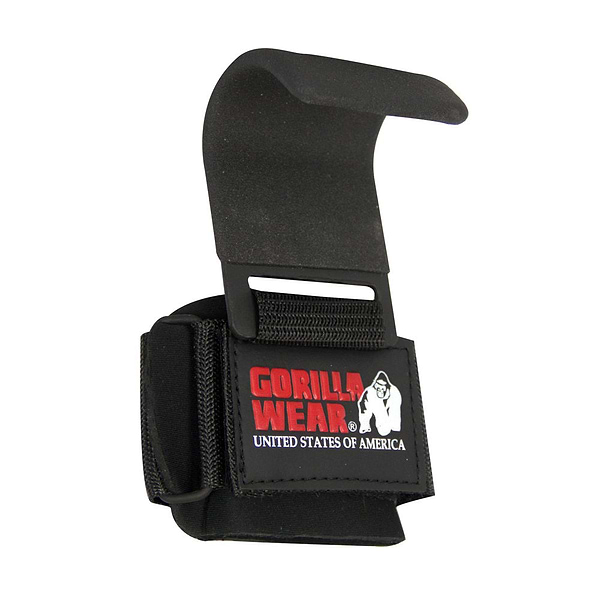 Gorilla Wear Weight Lifting Hooks - Black