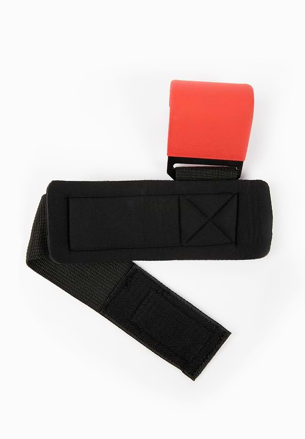 Gorilla Wear Weight Lifting Hooks - Black/Red