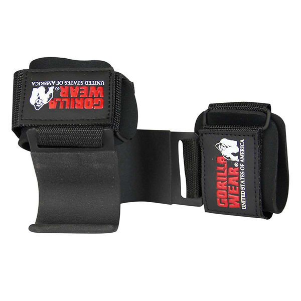 Gorilla Wear Weight Lifting Hooks - Black