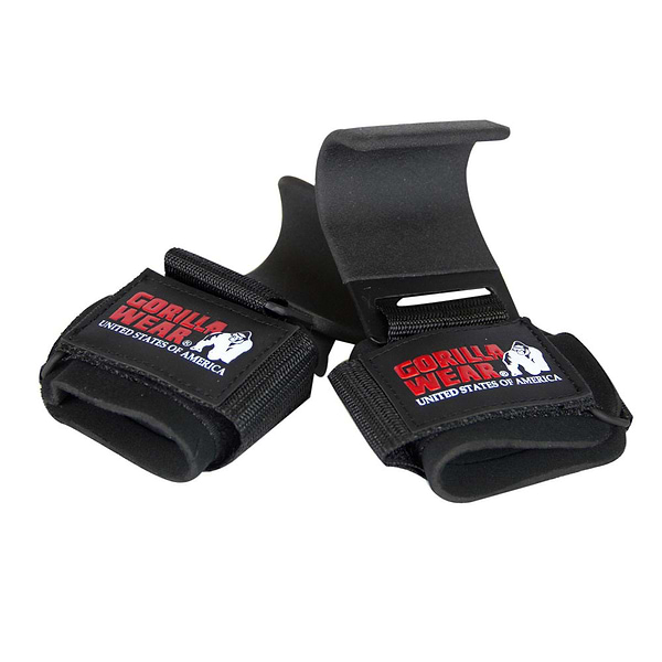 gorilla wear Weight Lifting Hooks - Black