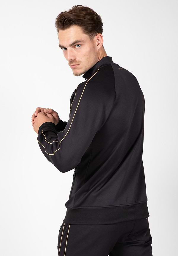 Gorilla Wear Wenden Track Jacket - Black/Gold