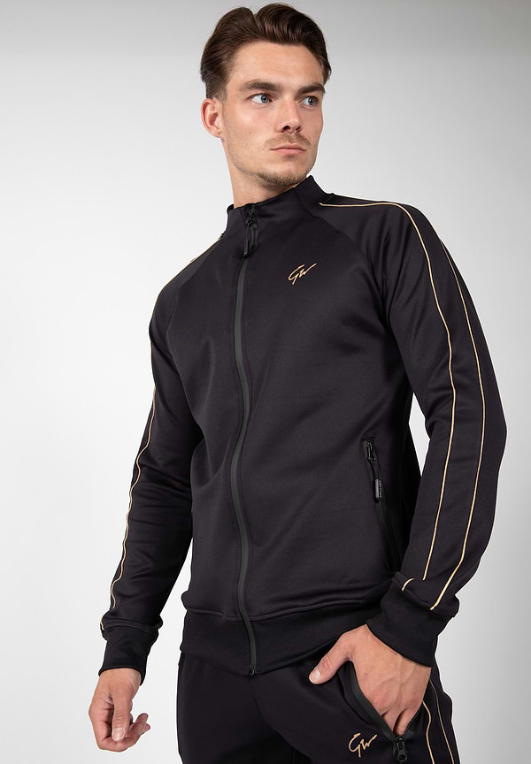 Gorilla Wear Wenden Track Jacket - Black/Gold