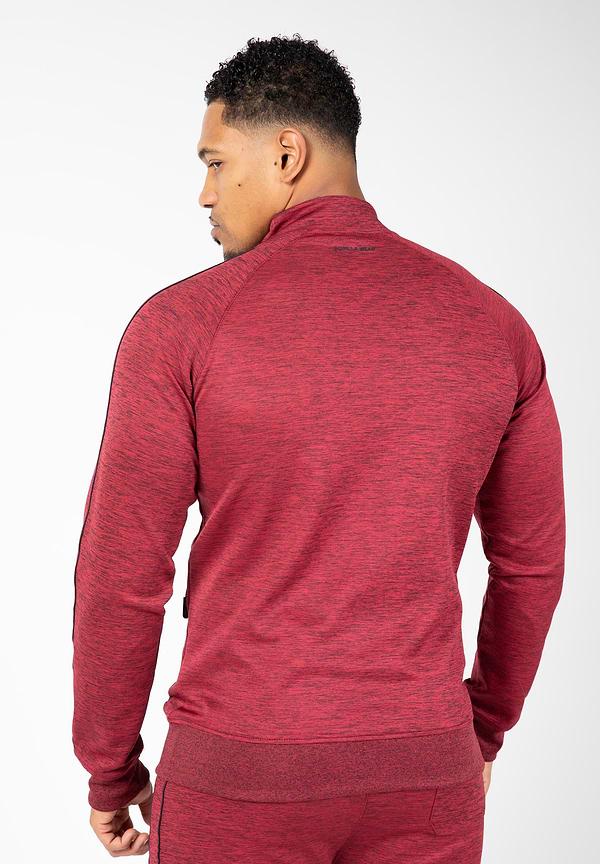 Gorilla Wear Wenden Track Jacket - Burgundy Red
