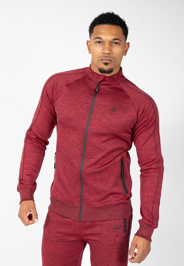 gorilla wear Wenden Track Jacket - Burgundy Red