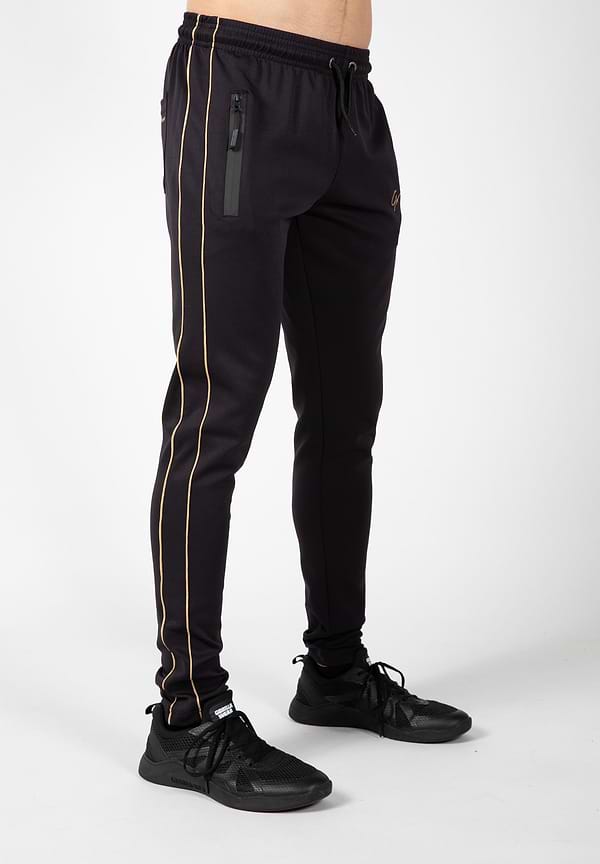 Gorilla Wear Wenden Track Pants - Black/Gold