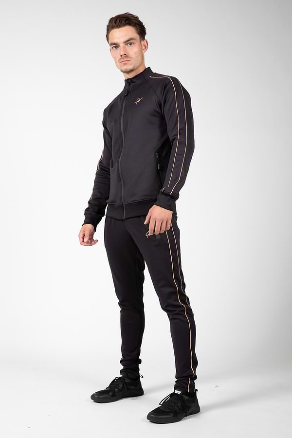 Gorilla Wear Wenden Track Pants - Black/Gold