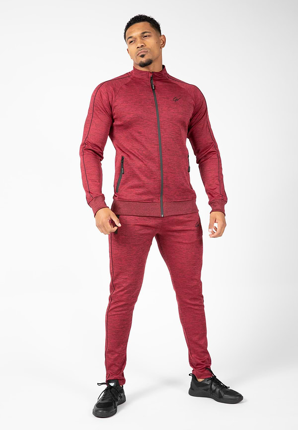 Gorilla Wear Wenden Track Pants - Burgundy Red