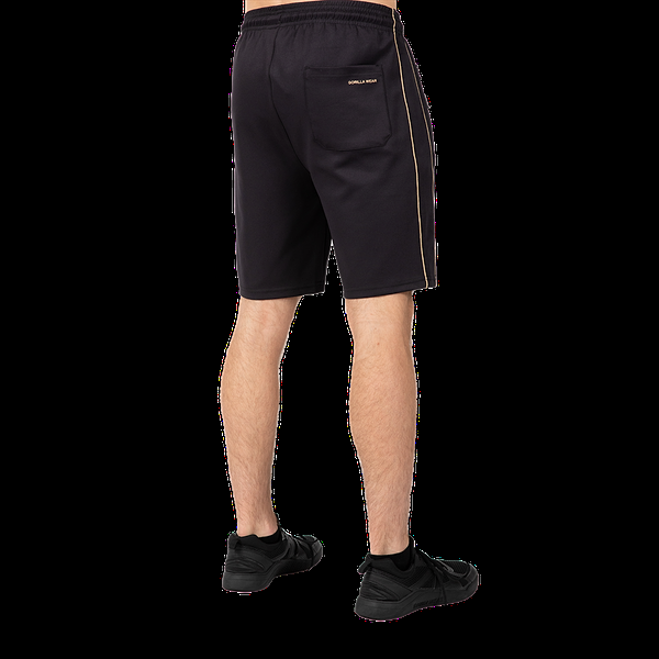 Gorilla Wear Wenden Track Shorts - Black/Gold