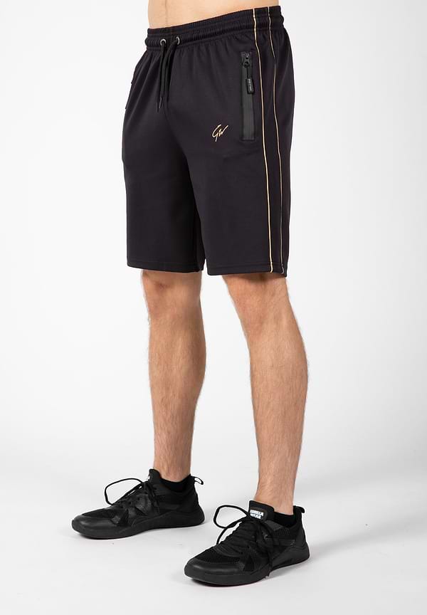 gorilla wear Wenden Track Shorts - Black/Gold
