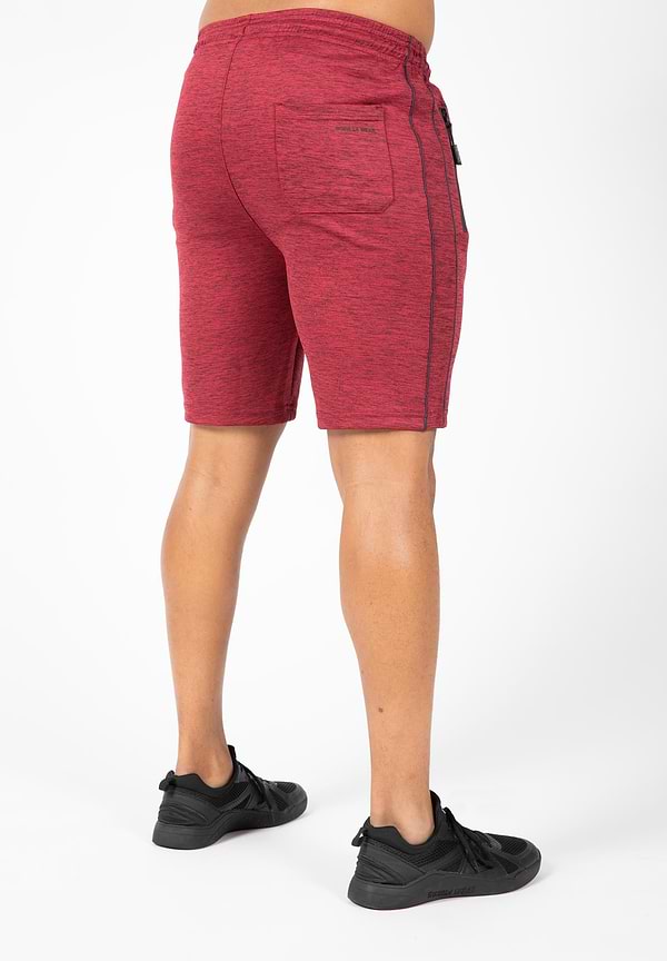 Gorilla Wear Wenden Track Shorts - Burgundy Red