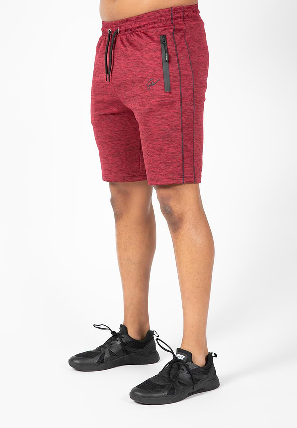 gorilla wear Wenden Track Shorts - Burgundy Red