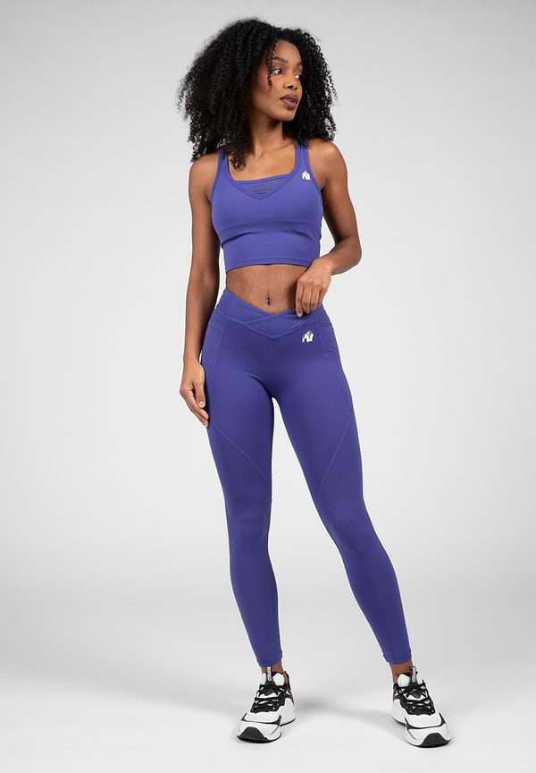 Gorilla Wear Willow Legging - Navy/Purple