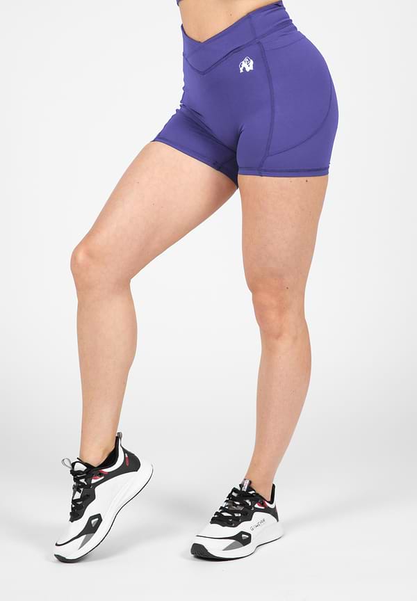 gorilla wear Willow Shorts - Navy/Purple
