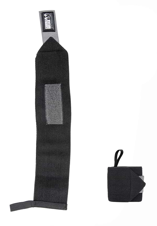 Gorilla Wear Wrist Wraps Basic - Black/Gray