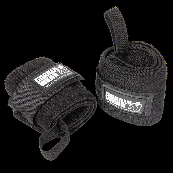 Gorilla Wear Wrist Wraps BASIC - Black/White