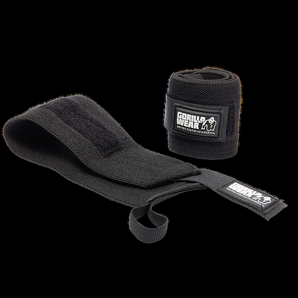Gorilla Wear Wrist Wraps BASIC - Black/White
